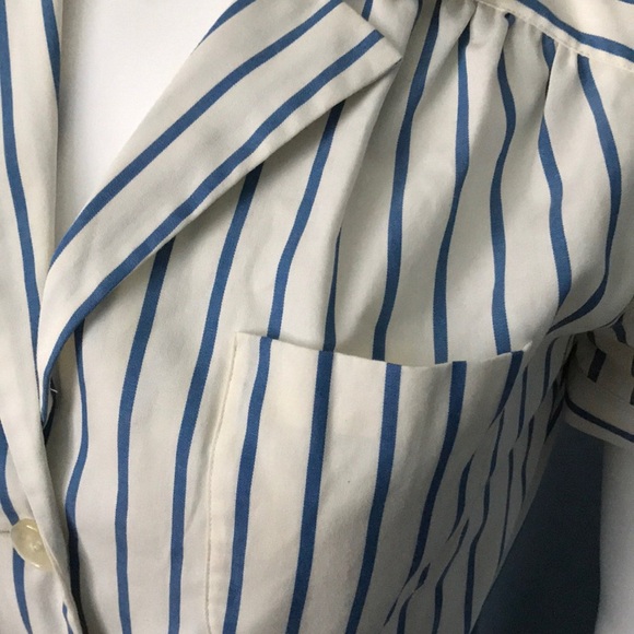 Rugby Ralph Lauren retro belted striped blue dress - Picture 7 of 7